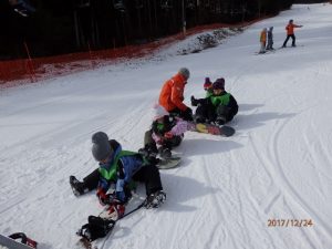 いなん小学生スキー・スノーボード教室　開催しました